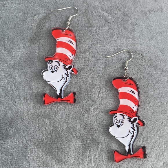 Dr. Seuss Resin Earrings - Picture 5 of 7